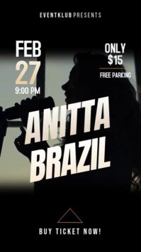 Band singer concert event tiktok video ad Tiktok-Video template