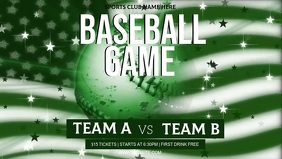BASEBALL EVENT VIDEO DIGITAL Template Facebook-Covervideo (16:9)