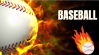 Baseball  poster Foto de Portada de Canal de YouTube template