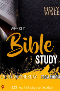Bible study Pinterest Graphic template