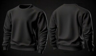 Black t shirt wears Tag template