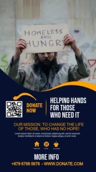 charity fundraising Instagram Story template
