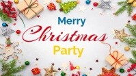 Christmas party new professional post 2025 Tampilan Digital (16:9) template