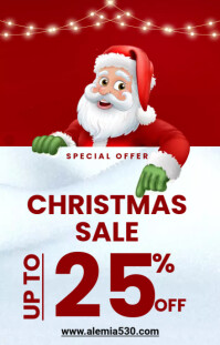 Christmas Sale Wattpad-Cover template