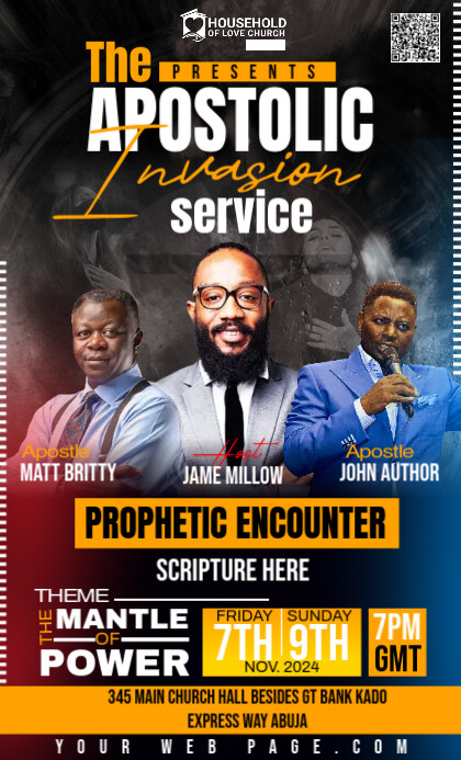 Church flyer template US Legal