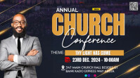 Church flyer template Presentation (16:9)