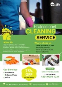 Cleaning Services Flyer A4 template