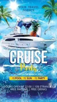 Cruise Yacht Digital Display (9:16) template