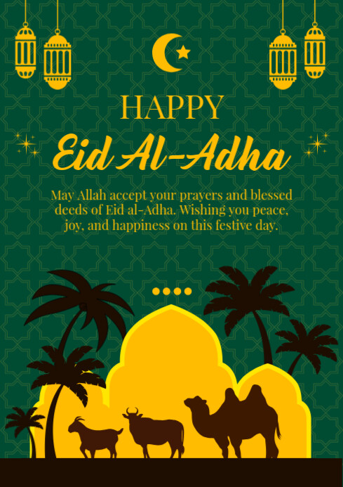 eid al adha template A4