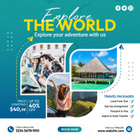 Exclusive Beach Vacation Packages Square (1:1) template