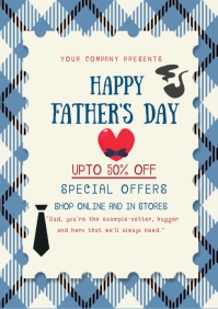 Father's day, event, party A5 template