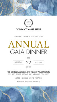 Gala Invitation Instagram Story template