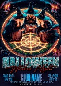Halloween A1 template