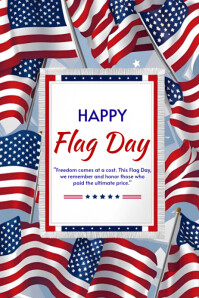 Happy Flag Day of America 2025 海报 template