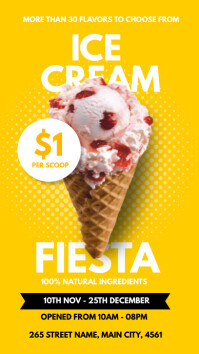 ice cream История на Instagram template