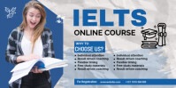 IELTS Online Course Ad template
