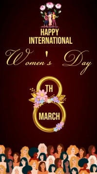 international womens day, womens day video Instagram-verhaal template
