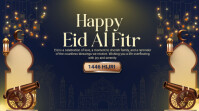 Maximalist Eid Ul Fitr  Digital Display (16:9) template