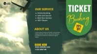 Maximalist Online Ticket Booking Service Digital Display Digital Display (16:9) template