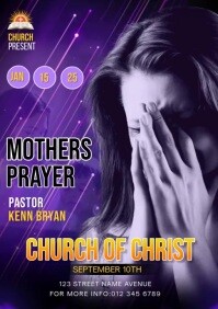 Mothers Prayer A4 template