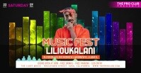 Music Fest Banner Video Imagem partilhada do Facebook template