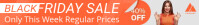 Orange Black Friday Etsy Banner template