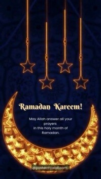 ramadan kareem video Reel Instagram template