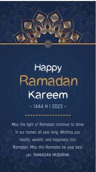Ramadan Mubarak Instagram Reel. template