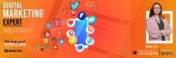Red Professional Digital Marketing Ad Banner template