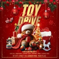 Toy Drive Publicación de Instagram template