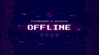 Twitch Offline Banner Modern template