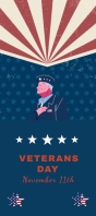 Veterans Day Rack Card template