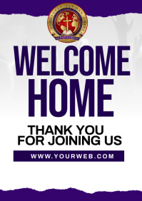 welcome home A5 template