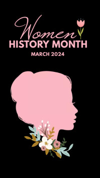 women history month Instagram-verhaal template
